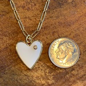 Enamel Heart Necklace
